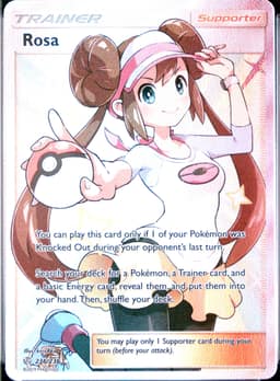 PSA 10 Gem Mint 2019 Pokemon Sun & Moon Cosmic Eclipse #236 Rosa