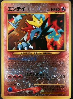 PSA 10 Gem Mint 2000 Pokemon Japanese Neo 2 Promo #244 Entei