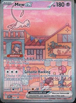 PSA 10 Gem Mint 2023 Pokemon Svp EN-SV Black Star Promo #053 Mew EX