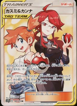 PSA 10 Gem Mint 2019 Pokemon Japanese Sun & Moon Tag Team Gx All Stars #191 Misty & Lorelei